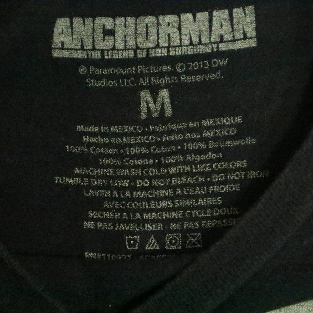 ANCHORMAN Official Ron Burgundy T-Shirt Tee - Picture 4 of 6